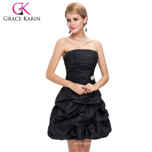 Grace Karin Beautiful Sexy Off Shoulder Black Short Homecoming Dresses Cheap CL4098-1